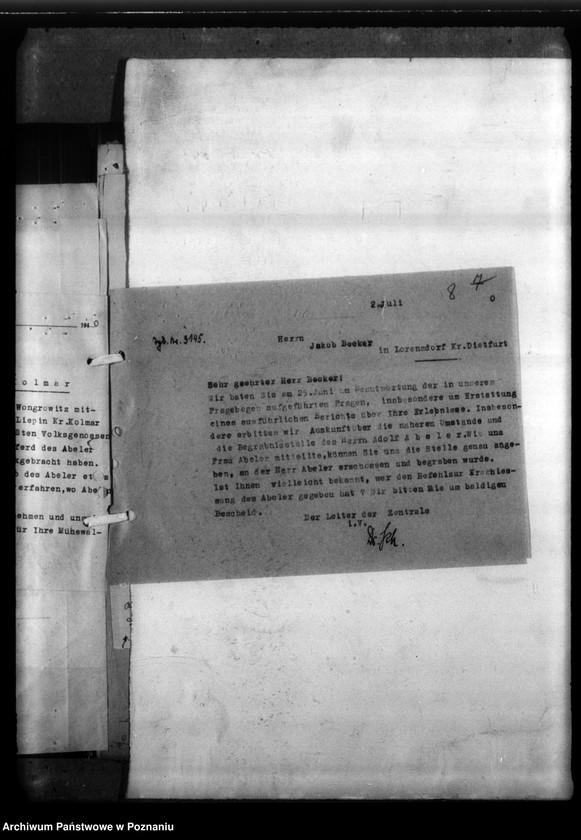 Obraz 12 z jednostki "Adolf Abeler aus Norkau, Kreis Wongrowitz (Wągrowiec)"