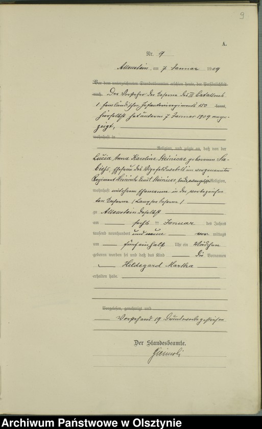 image.from.unit.number "Geburts-Haupt-Register Tom I , Nr 1-439"