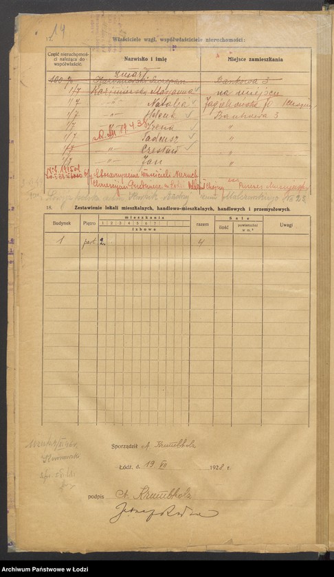 image.from.unit.number "Księga inwentarzowa nieruchomości m. Łodzi ul. Bankowa"