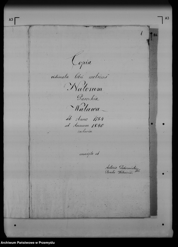 image.from.unit.number "[Kopie ksiąg metrykalnych parafii Walawa z filią Dusowce z Chałupkami Dusowskimi (dekanat Radymno)]"