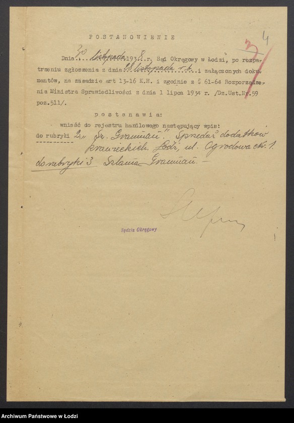 Obraz 6 z jednostki "Szlama Grauman- sprzedaż dodatków krawieckich"