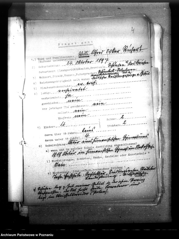 Obraz 8 z jednostki "Personalakte des Landesplaner, Ingenieur W. Richert (między innymi różne notatki)"