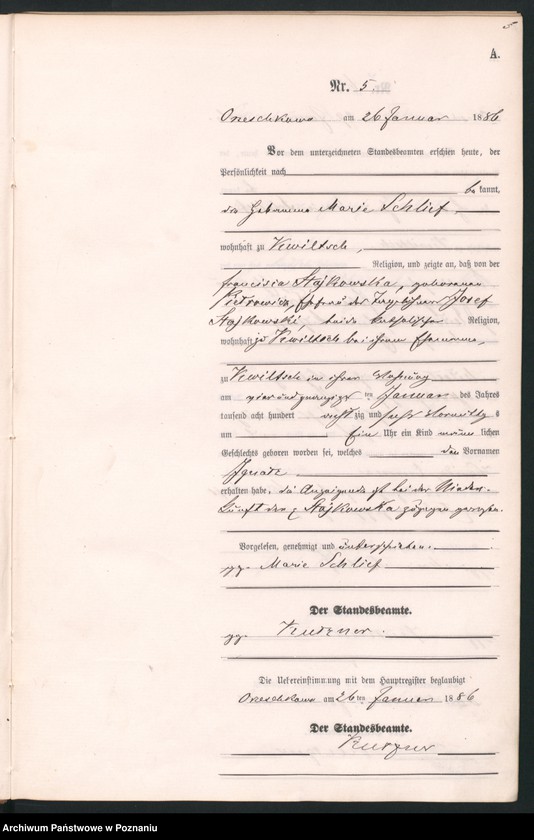 Obraz 8 z jednostki "Księga urodzeń"