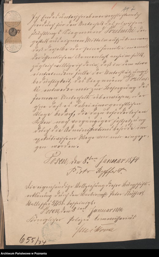 Obraz 11 z jednostki "A. betr. Überläufer Litt. A - Z"