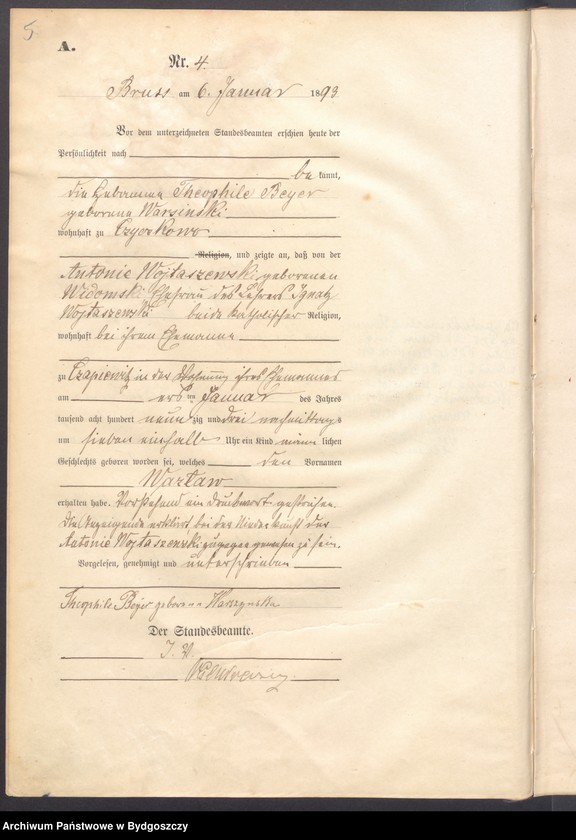 image.from.unit.number "Akta urodzeń - pierwopis nr 1-274"