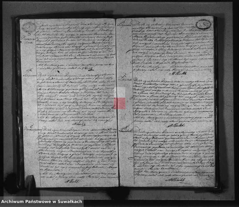 image.from.unit.number "Duplikat Parafii Filipowskiey: to jest Akta Urodzonych, Zeszłych i Zaślubionych z Roku 1827"