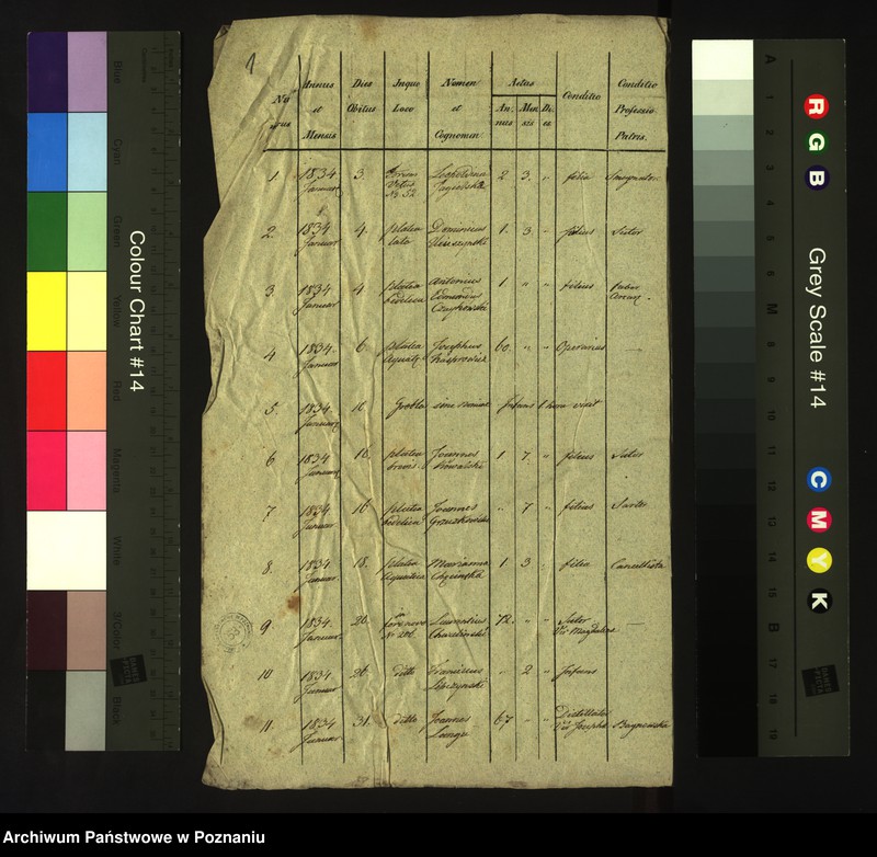 Obraz 3 z jednostki "Księga zgonów"