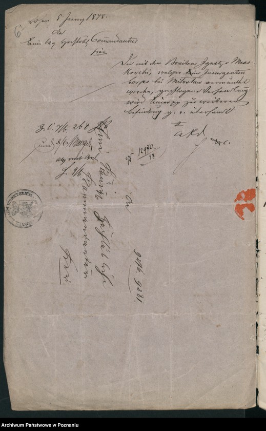 Obraz 9 z jednostki "A. betr. Ignaz von Miaskowski"