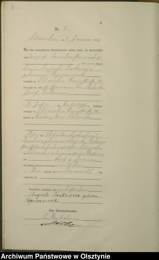 image.from.unit.number "Sterbe-Haupt-Register Nr 1-492"