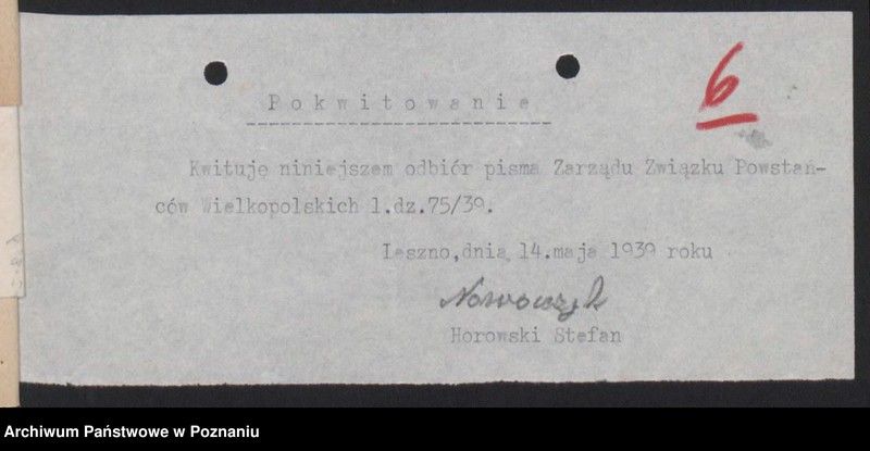 Obraz 8 z jednostki "Leszno - akta koła."