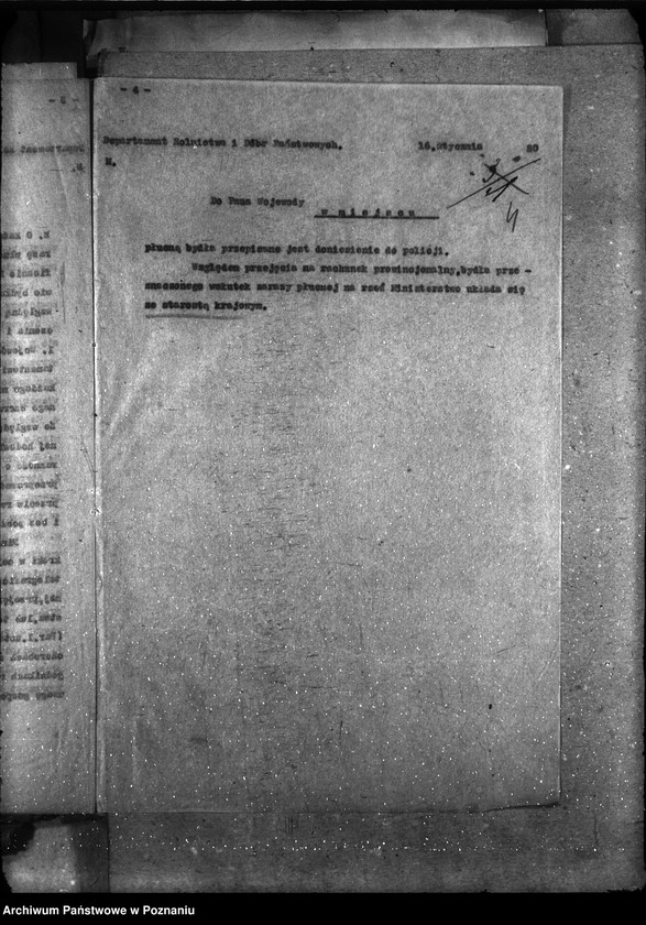 Obraz 8 z jednostki "Sprawy ogólne Wykazy chorób zaraźliwych; [księgosusz, zaraza płucna]"