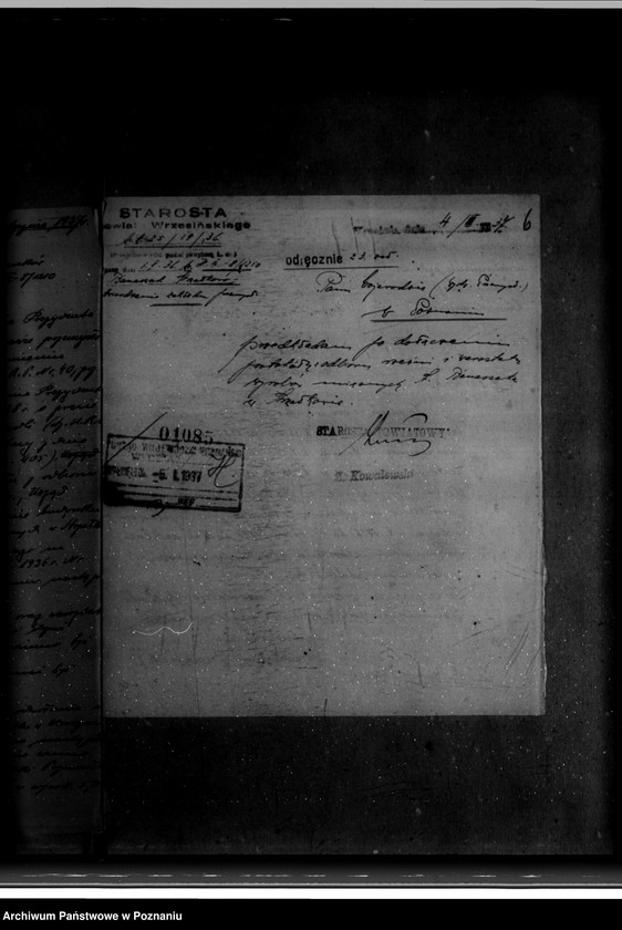 Obraz 10 z jednostki "Zatwierdzenie zakładu przemysłowego /rzeźni i wyrobów mięsnych/ St. Banaszaka w Strzałkowie powiat wrzesiński"