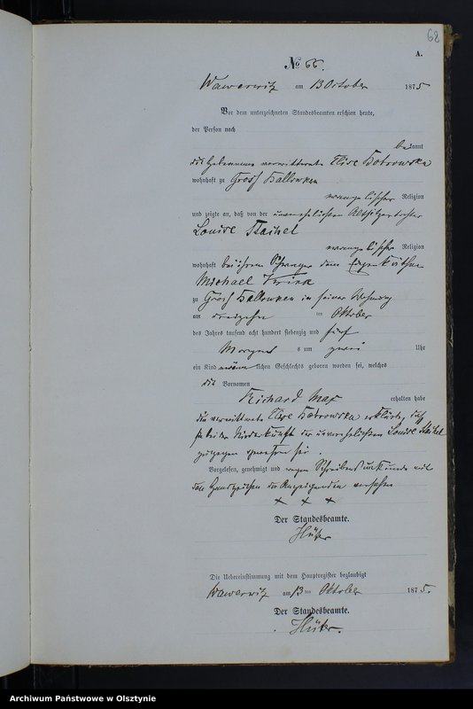 image.from.team "Urząd Stanu Cywilnego w Wielkich Bałówkach pow. nowomiejski"