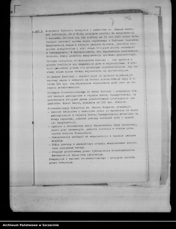 image.from.unit.number "Protokół posiedzenia Prezydium Wojewódzkiej Rady Narodowej nr 3, miesiąc styczeń"