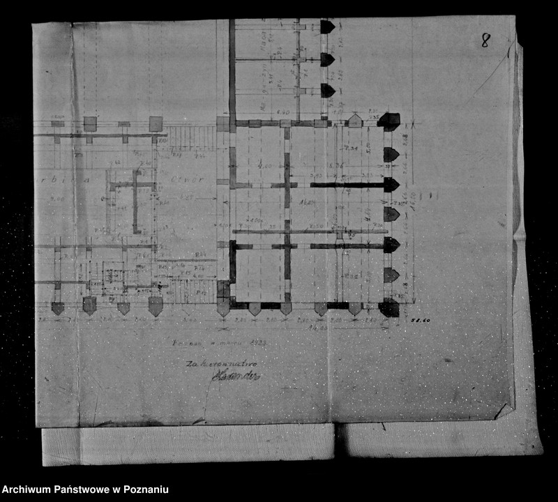 Obraz 12 z jednostki "Projekt budowy Elektrowni Miejskiej w Poznaniu rzuty"