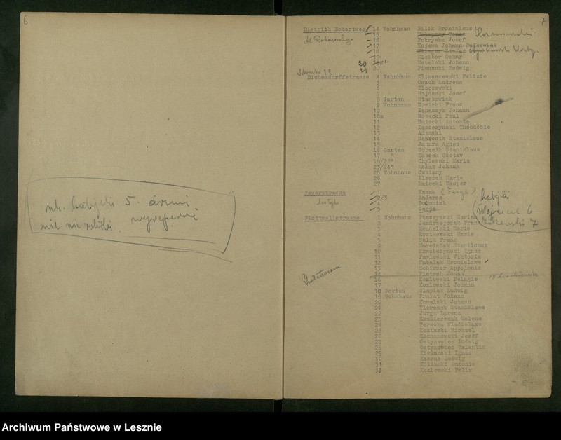 image.from.unit.number "[Rejestr mieszkańców Leszna /Strassen und Hausnumer Verziehnis/]"