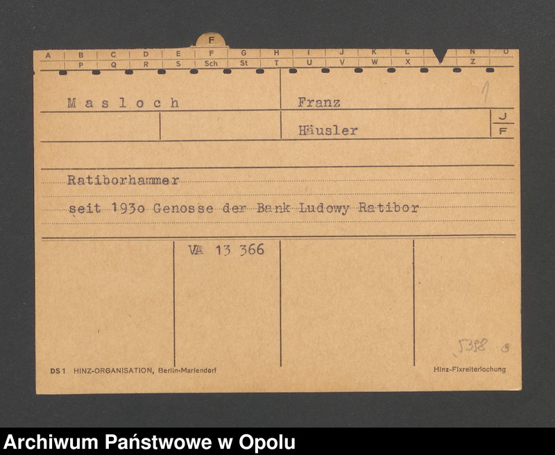 Obraz 3 z jednostki "[Masloch Franz, Ratiborhammer]"