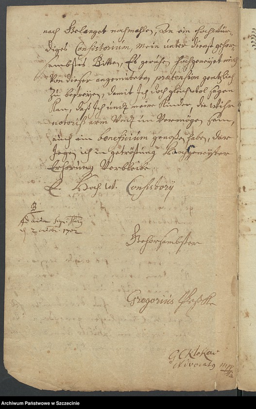 image.from.unit.number "Administrator des Fränkel- und Dörrren-Lehns zu Stargard gegen Gregorius Peßke und Kaufmann Jakob Pauli wegen Schulforderung"