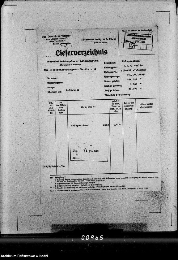 Obraz 19 z jednostki "371 Holzpantoffeln A-K. Auslieferung"