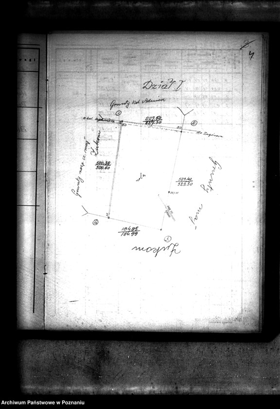Obraz 7 z jednostki "Akta dotyczące postępowania technicznego przy przymusowym wykupie majątku Łukom i powiatu konińskiego"
