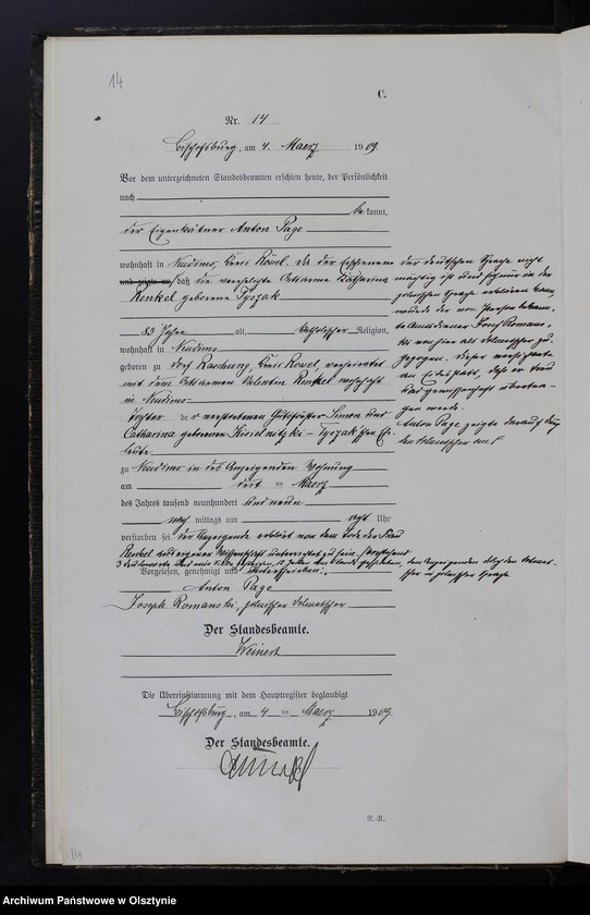 image.from.unit.number "Sterbe-Neben-Register Nr 1 - 110"