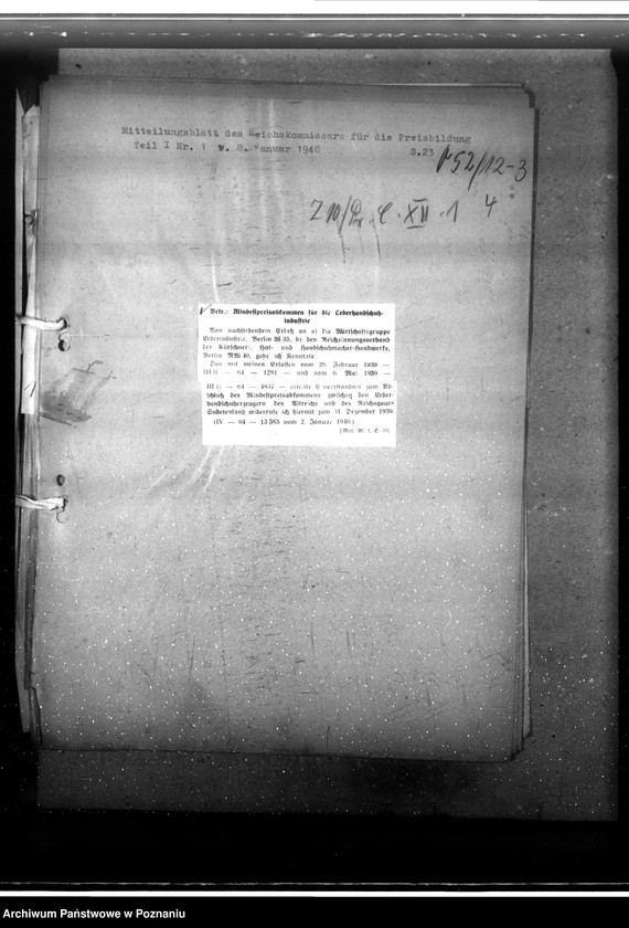 Obraz 8 z jednostki "Laderwirtschaft - Regelung der Lederpreise"