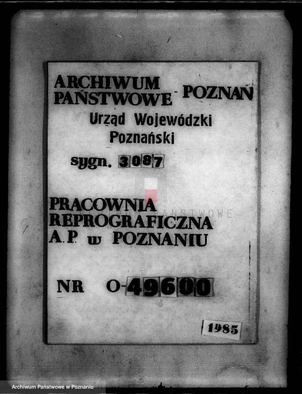 Obraz 1 z jednostki "Tymczasowy rejestr pomiarowy majątku Wyrza powiatu wyrzyskiego"