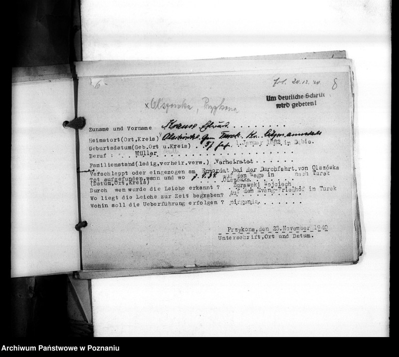 Obraz 12 z jednostki "Wykazy miejscowych Niemców, którzy zginęli w 1939 roku"