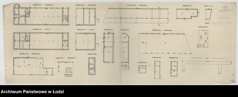 Obraz 1 z jednostki "Rzut poziomy budynków"