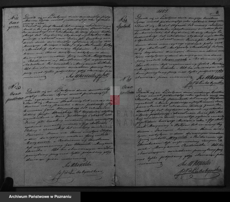 Obraz 10 z jednostki "Dowody urodzonych, zaślubionych i zmarłych"