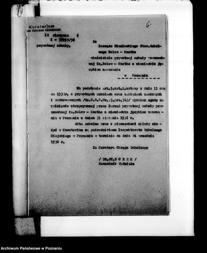 Obraz 10 z jednostki "Prywatna Szkoła Powszechna z niemieckim językiem nauczania imienia Schillera- Poznań"