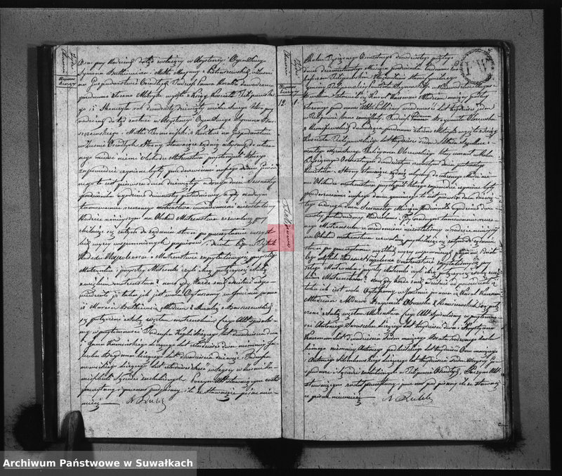 image.from.unit.number "Akta Zaślubionych Gminy Filipowskiey od dnia 1-go Stycznia aż do ostatniego grudnia 1825 Roku"