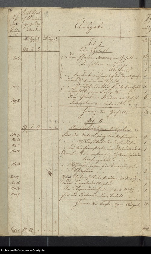 image.from.unit.number "Kirchen Cassen Rechnung der Widminnenschen Kirche"