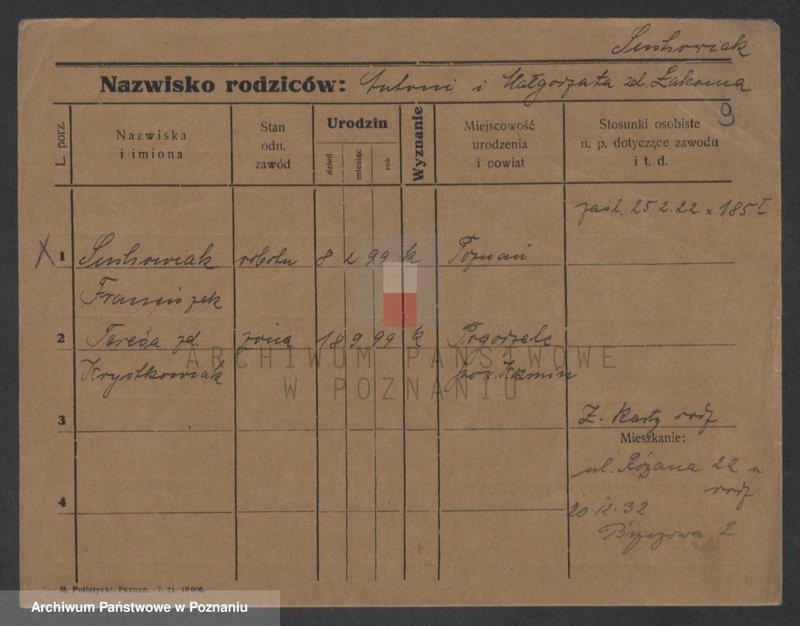 image.from.unit.number "Suchora - Sulmińska"