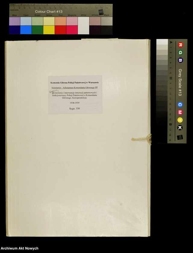 image.from.unit.number "Polecenia i interwencje instytucji państwowych i funkcjonariuszy Policji Państwowej u Komendanta Głównego. Korespondencja."