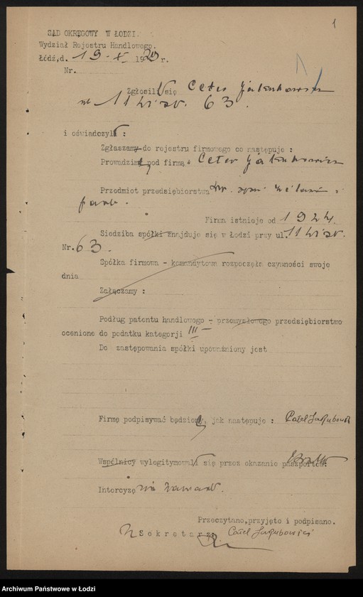 Obraz 3 z jednostki "Ceter Jakubowicz – drobna sprzedaż żelaza i farb"