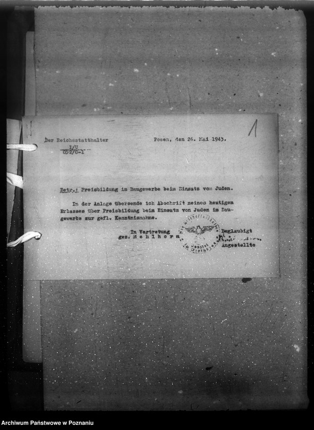 Obraz 5 z jednostki "Kształtowanie cen w budownictwie przy zatrudnianiu Żydów"