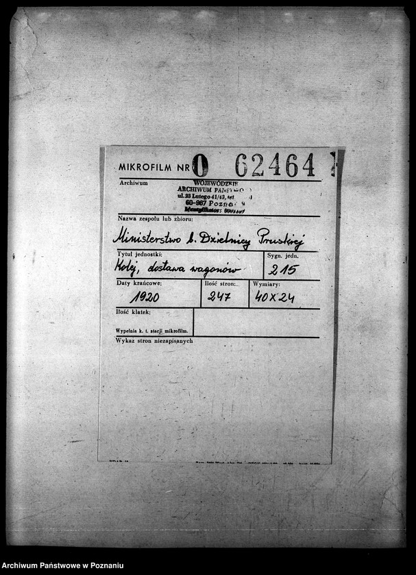 Obraz 2 z jednostki "Kolej, dostawa wagonów"