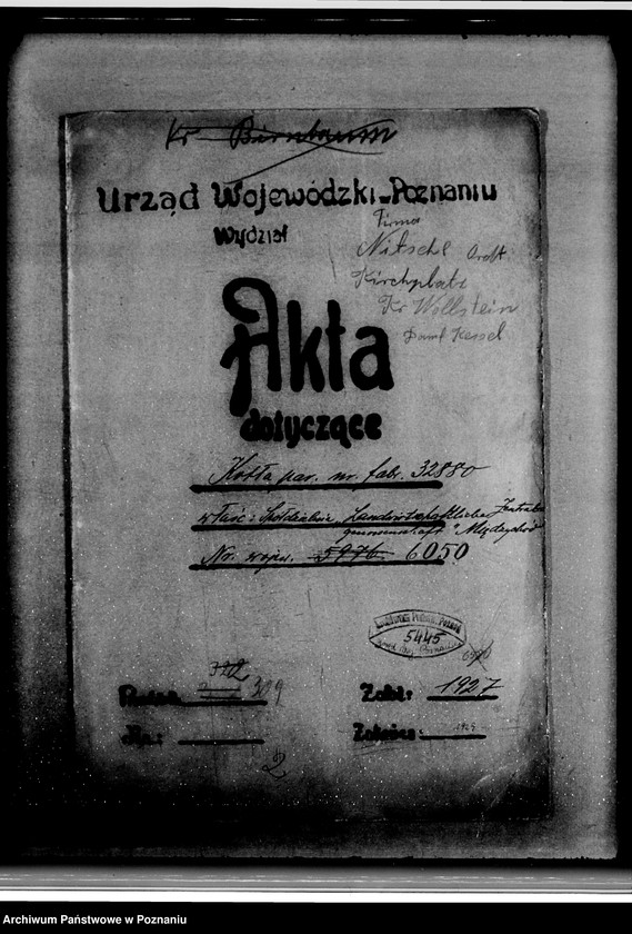 Obraz 4 z jednostki "Tartak R. Nitschego w Boruji Starej powiat wolsztyński nr woj. 6050 pop. własność Landwirtschaftliche Zentral-Genossenschaft Międzychód"