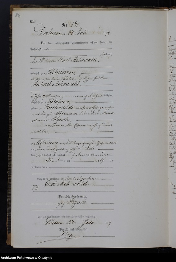 image.from.unit.number "Sterbe-Neben-Register Nr 1 - 33"