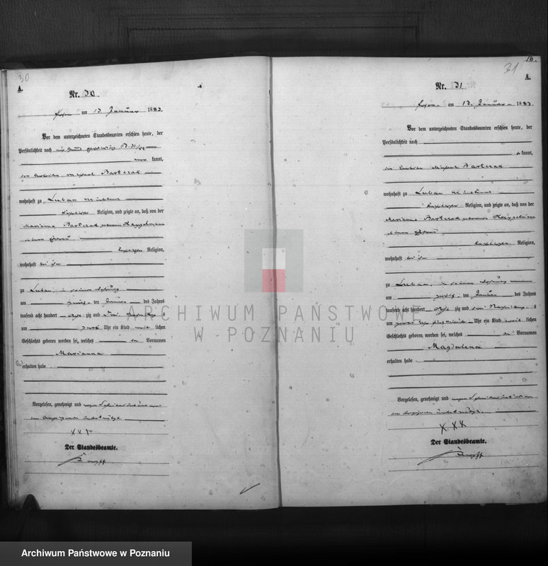 Obraz 17 z jednostki "Księga urodzeń t. I"