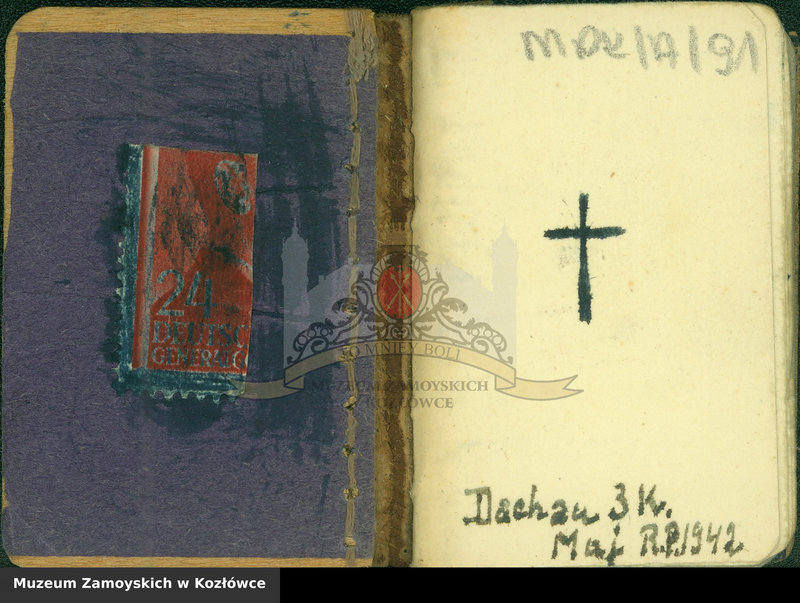 Obraz 12 z kolekcji "Modlitewnik z Dachau Aleksandra Zamoyskiego"