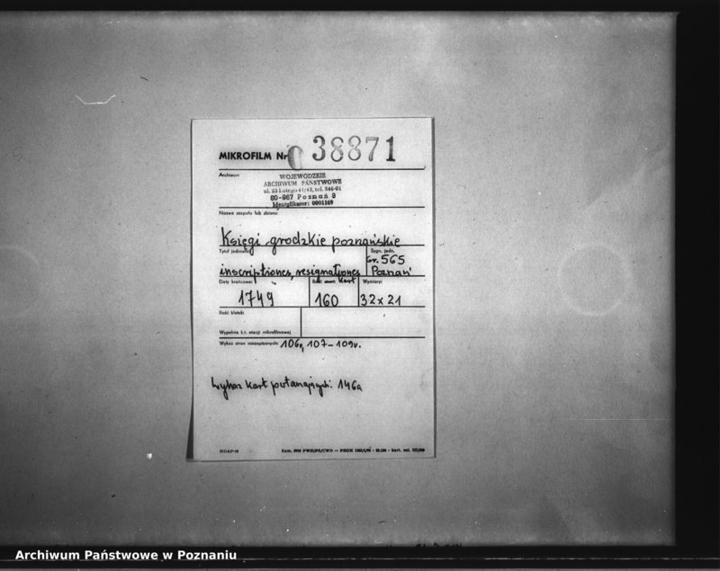 Obraz 2 z jednostki "Inscriptiones, resignationes [protocollon]"