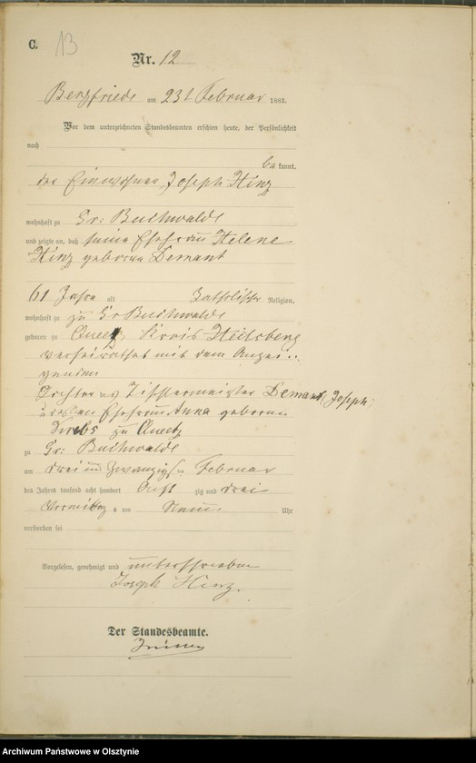 image.from.unit.number "Sterbe-Haupt-Register Nr 1 - 66"