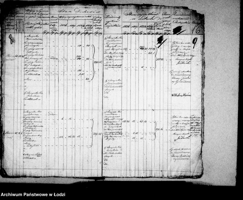Obraz 10 z jednostki "Akta kasy miasta Łodzi tyczące się rachunków cechowych"