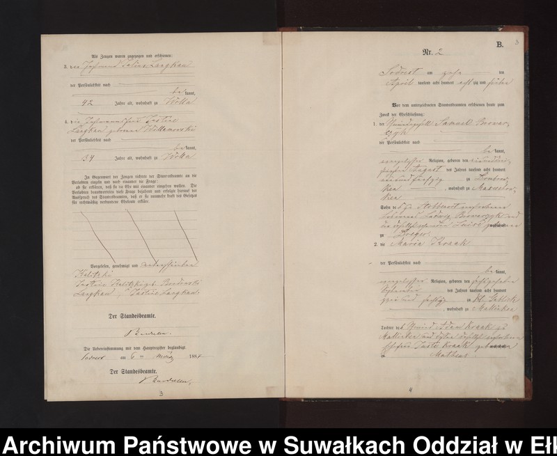 image.from.unit.number "Heiraths-Neben-Register des Preussischen Standes-Amtes Neuhoff Kreis Loetzen"