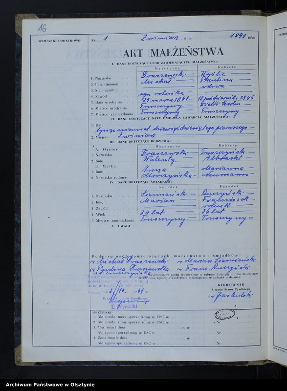image.from.unit.number "Ksiega małżeństw Nr 1-14,1-16,1 - 13,1 - 15,1 - 17,1 - 17,2 - 10,1 - 9, 1 - 12 i 1 - 17 /przepisana w języku polskim z oryginału niemieckiego w dniach 1.10.-7.10.1961/"