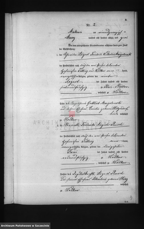 Obraz 11 z jednostki "Heiraths-Register (Neben-Register)"