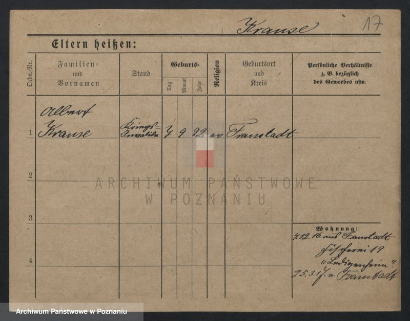 Obraz 17 z jednostki "Krause (samotni mężczyźni i kobiety do Irmgard)"