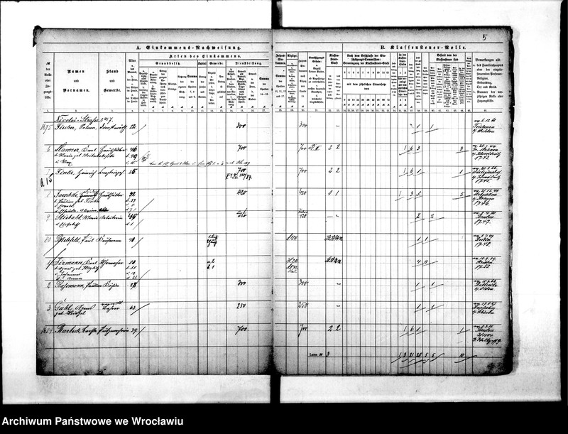image.from.unit.number "Klassensteuerolle nebst Einkommens Nachweisung"